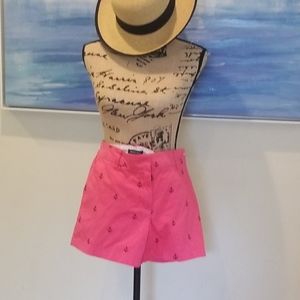 Preppy  Salmon Nautical Shorts